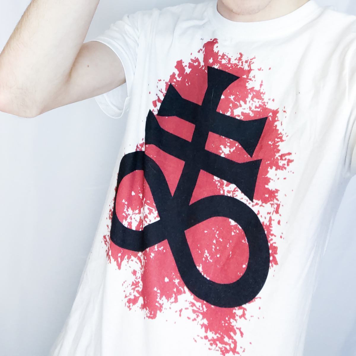 Leviathan Cross Red Splash - Short-Sleeve Unisex T-Shirt