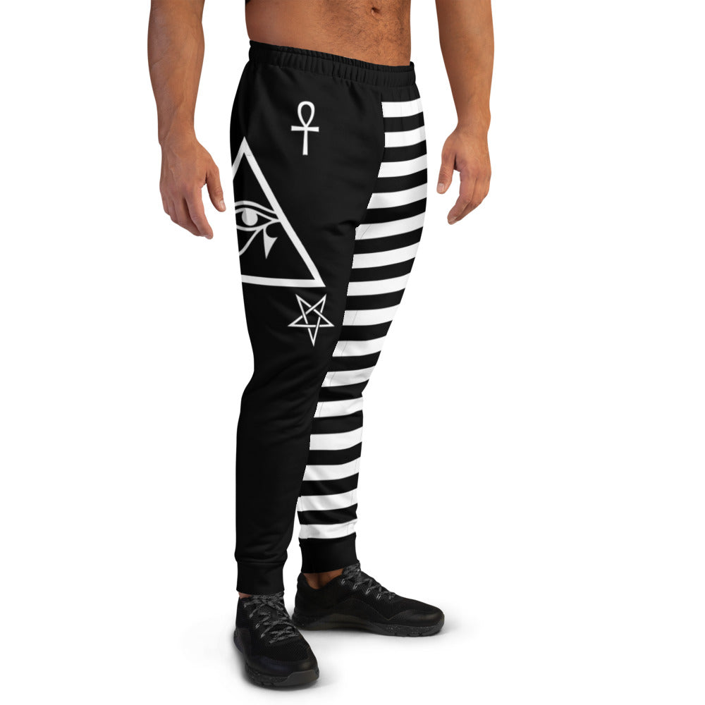 Illuminati Striped - Men's Joggers