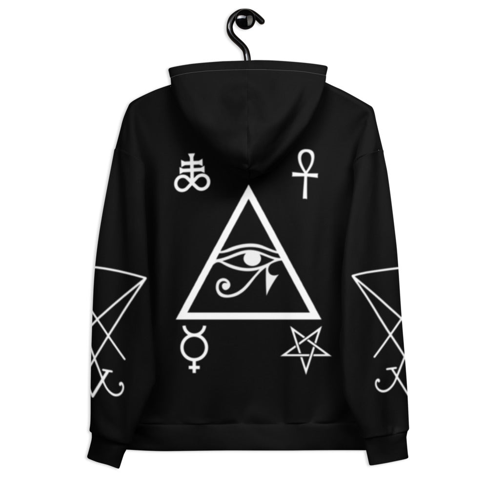 Lucifers Sigil - Full Print Unisex Hoodie