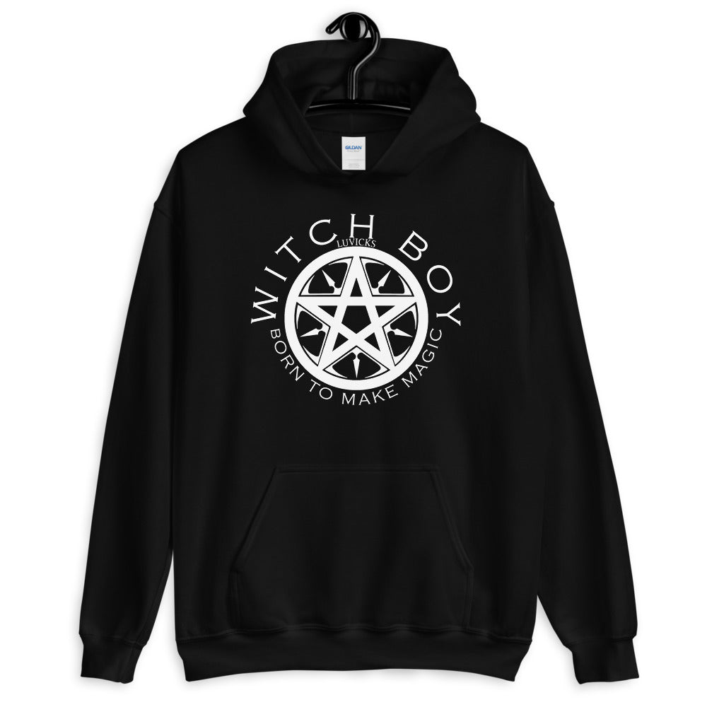 Witch Boy  Pentacle - Unisex Pullover Hoodie