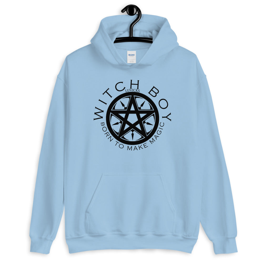 Witch Boy  Pentacle - Unisex Pullover Hoodie