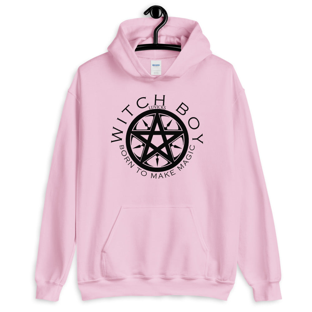 Witch Boy  Pentacle - Unisex Pullover Hoodie
