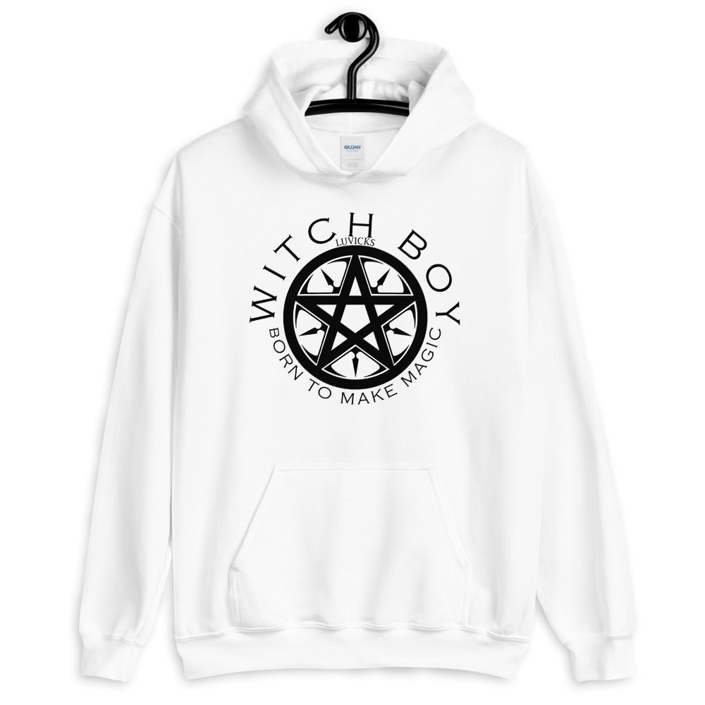 Witch Boy  Pentacle - Unisex Pullover Hoodie