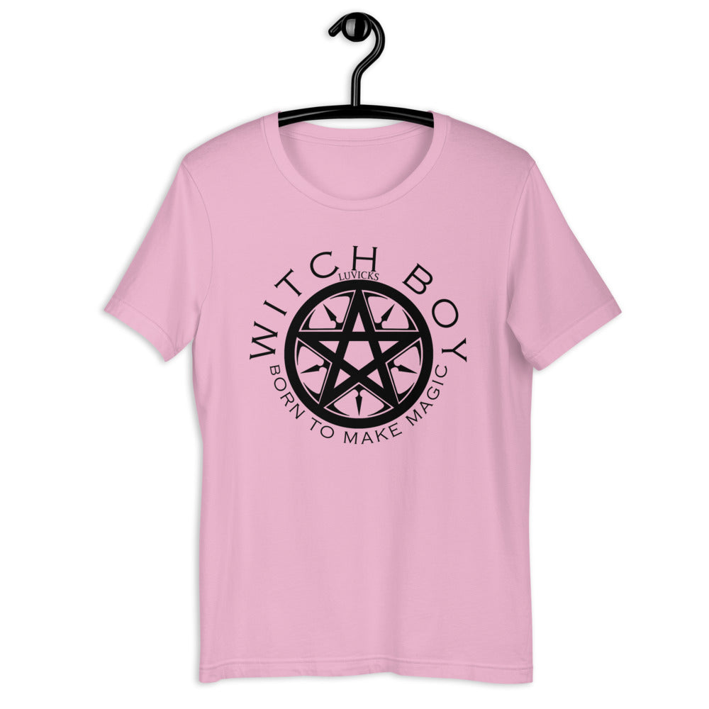 Witch Boy Pentacle - Short-Sleeve Unisex T-Shirt