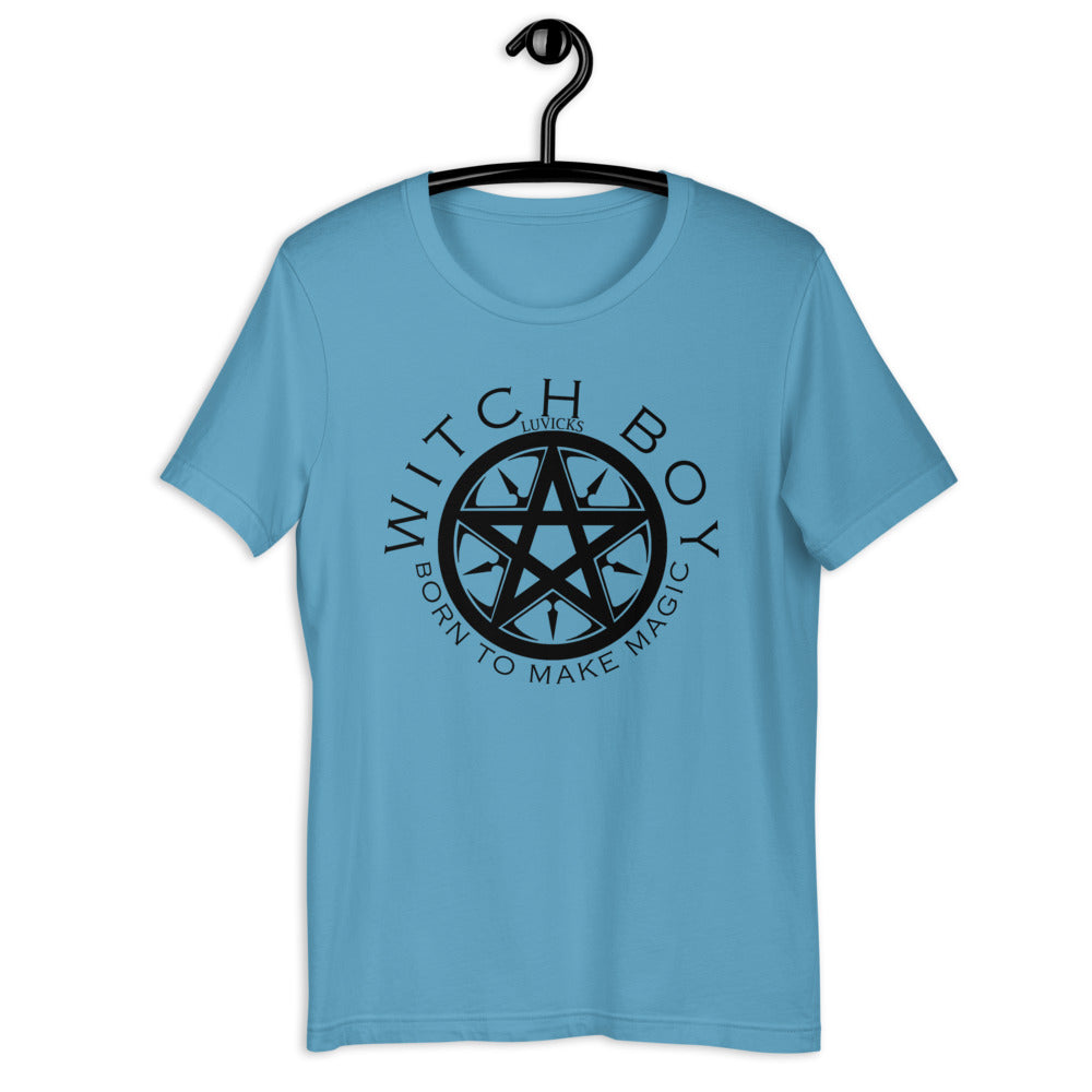 Witch Boy Pentacle - Short-Sleeve Unisex T-Shirt