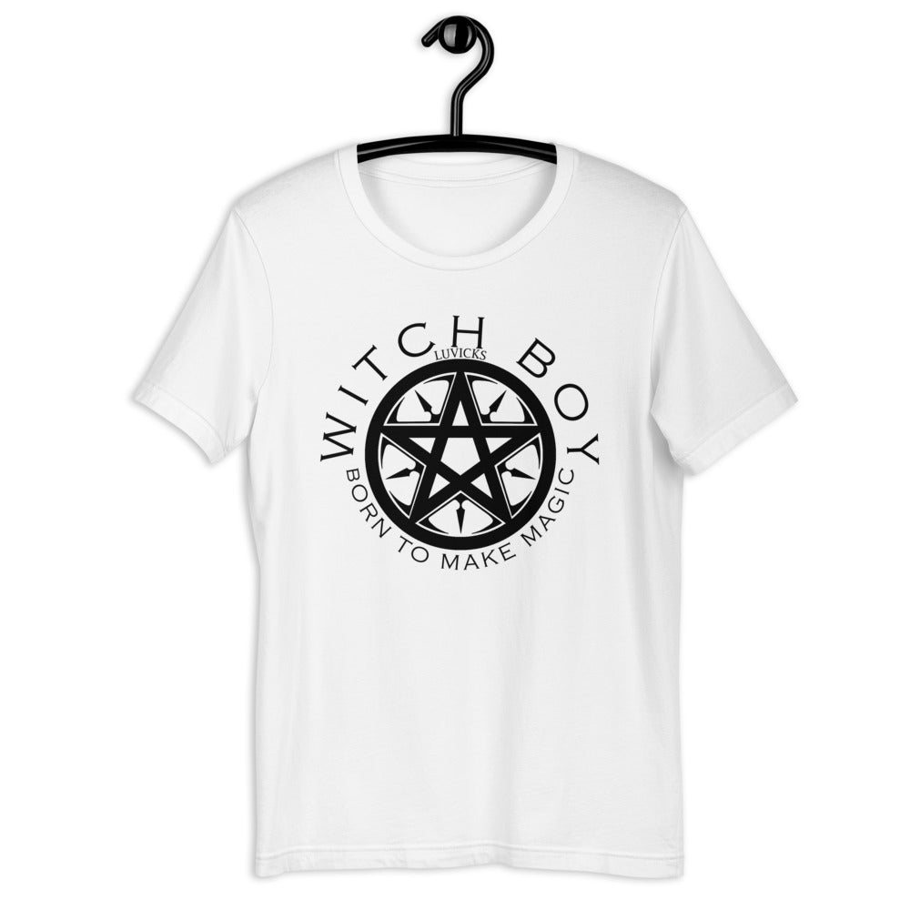 Witch Boy Pentacle - Short-Sleeve Unisex T-Shirt